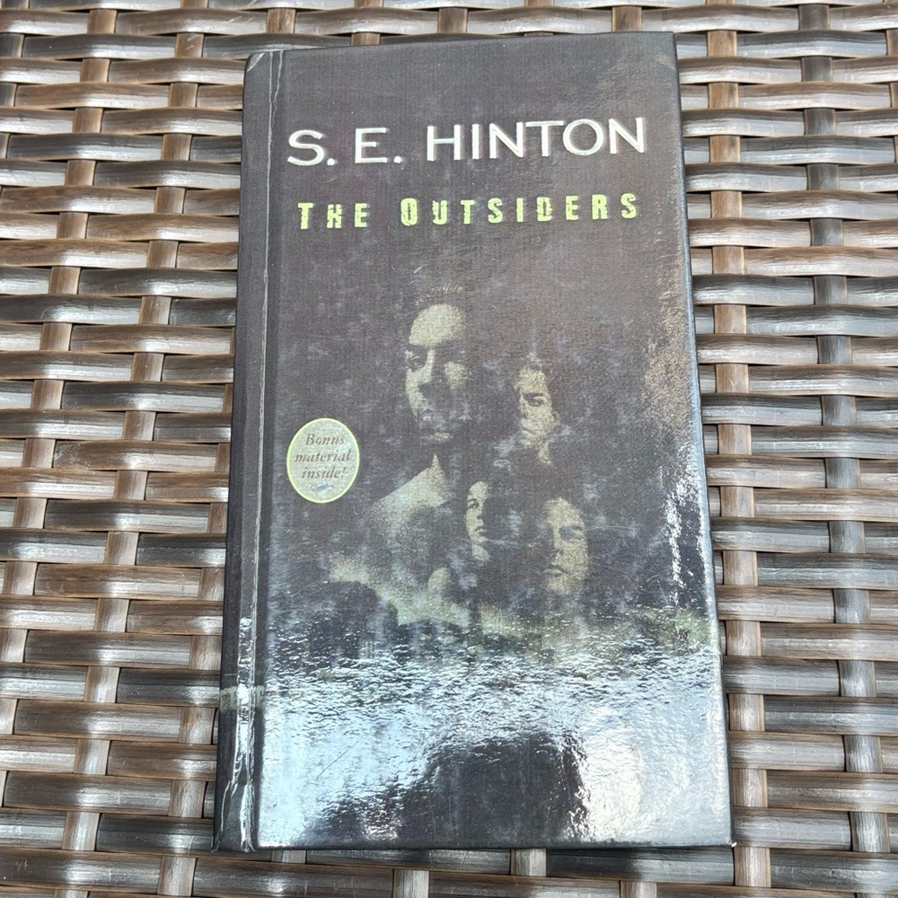 “The Outsiders” by S.E. Hinton Hardcover Book
